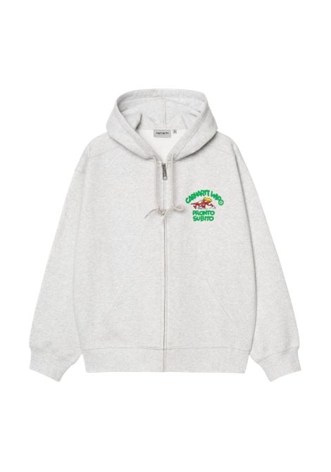hooded pronto sweatshirt man grey CARHARTT WIP | I035177482.XX